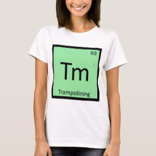 T-shirt Tm - Tableau périodique de chimie sportive pour tr