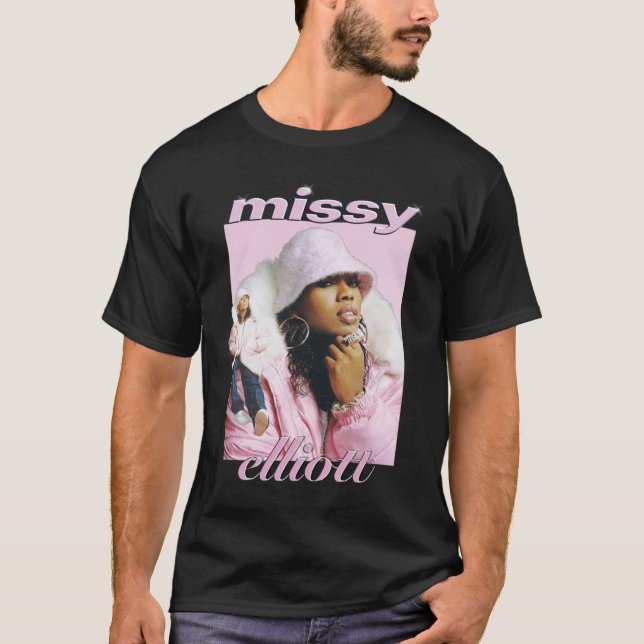 T-shirt tmevb de retour initial de missy elliott (Devant)