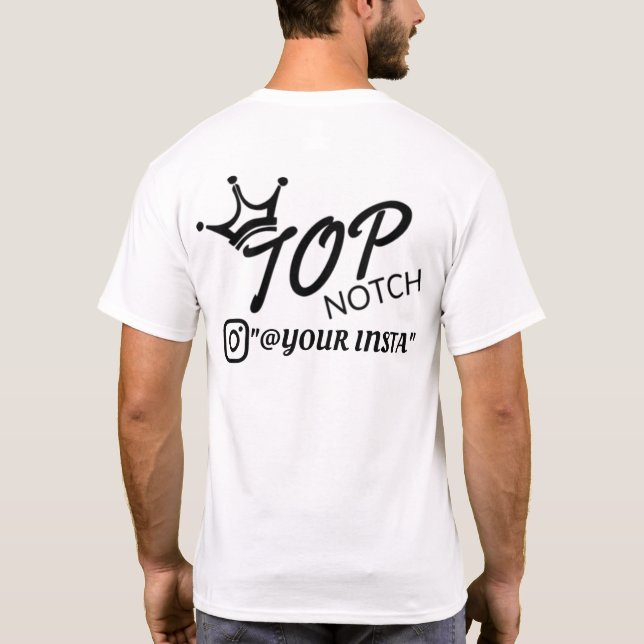 T-shirt TN White T (MODIFIER INSTA) (Dos)