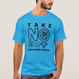 T-shirt TNS bleu Unisex Anti-Bro Culture Manches courtes