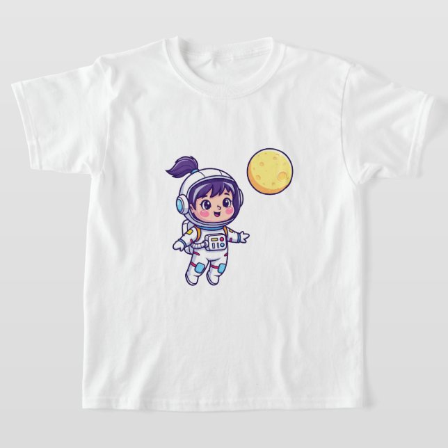 T-shirt To the moon (Poser)