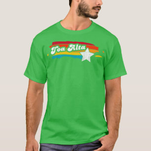 T-shirt Toa Alta Porto Rico Vintage Souvenir déshabillé 2