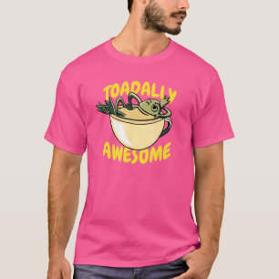 T-shirt Toadesome Café Frog Lily Pads