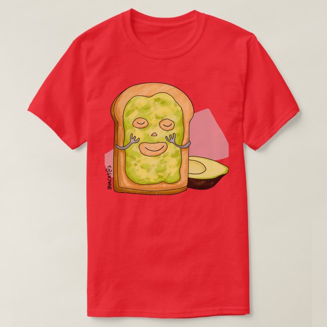 T-shirt Toast avec masque Avocado (Design devant)