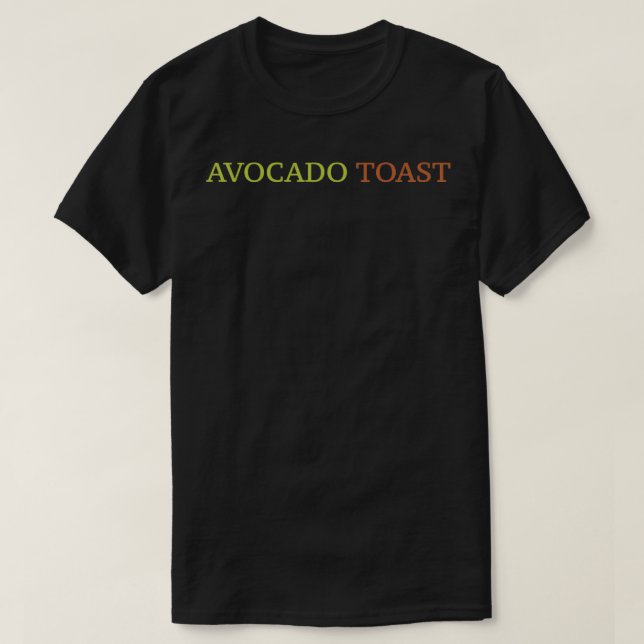 T-shirt Toast Avocado 37 (Design devant)