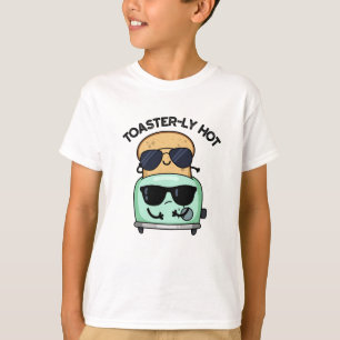 T-shirt Toasterly Chaud Blague sur grille-pain 