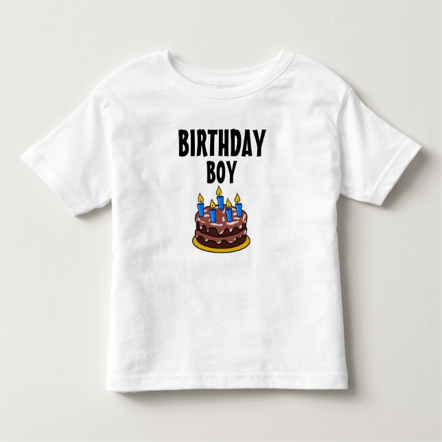 T-shirt Toddler Boy Cake (Devant)