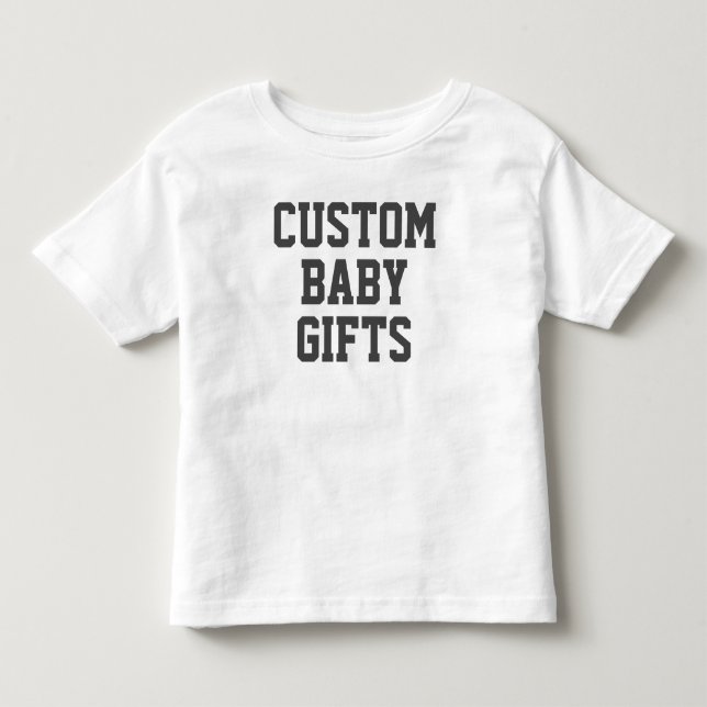T-Shirt Toddler Cadeaux bébé personnalisés Modèle  (Devant)