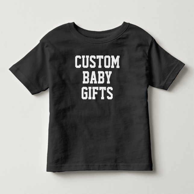 T-Shirt Toddler Cadeaux bébé personnalisés Modèle  (Devant)