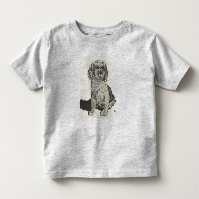 : T-Shirt Toddler Cocker Spaniel (Devant)