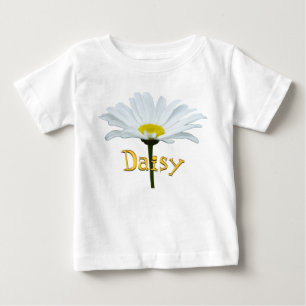 T-shirt Toddler Daisy Personnaliser Chemise bébé D