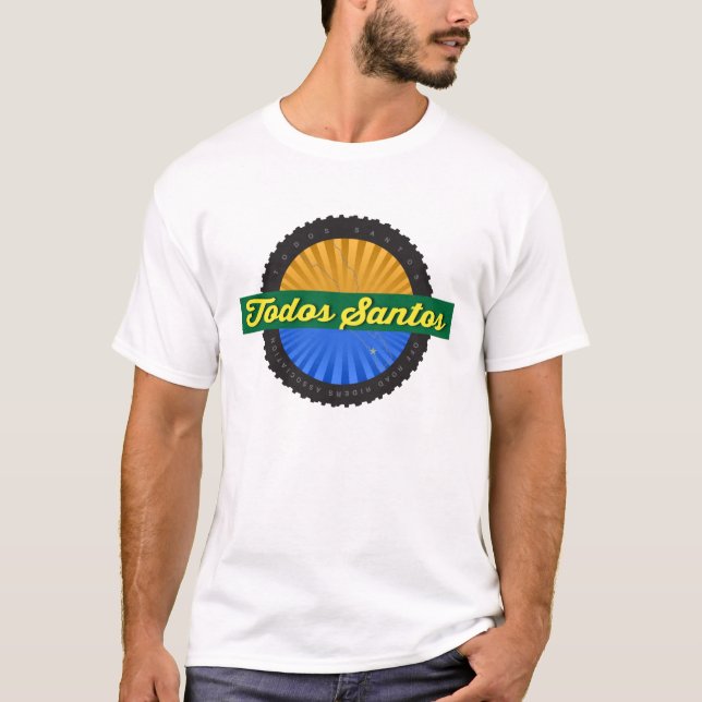 T-shirt Todos Santos outre des cavaliers de route (Devant)