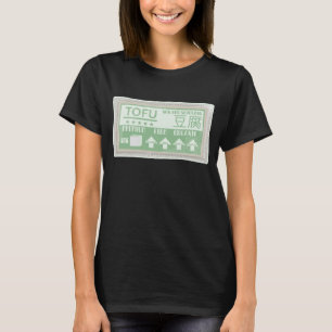 T-shirt Tofu Pop art emballage alimentaire