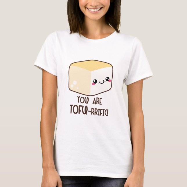 T-shirt Tofu-rrific Emoji (Devant)