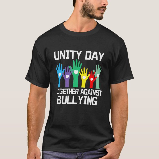 T-shirt Together Against Bullying Anti Bully Unity Day Ora (Devant)