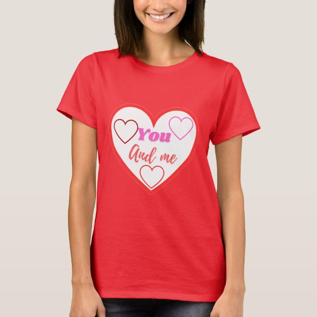 T-shirt Toi et moi 💓 (Devant)