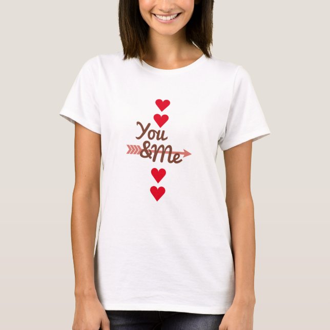 T-shirt toi et moi (Devant)