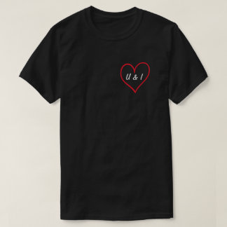 T-shirt toi et moi (noir)