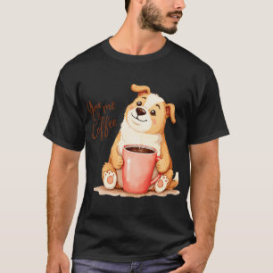 T-shirt Toi & moi Café - Joli Corgi & Boisson Conviviale