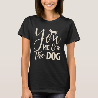 T-shirt Toi, moi et le chien