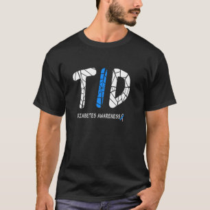 T-shirt Toile d'araignée T1D Sensibilisation au diabète de
