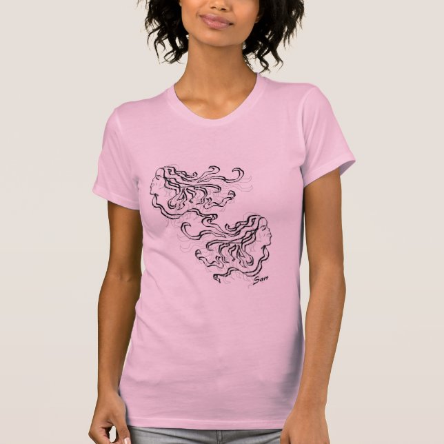 T-shirt Toile : Point de tournage dans les vents (Devant)