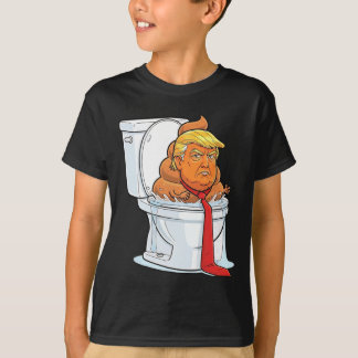 T-shirt Toilet Poop Trump 