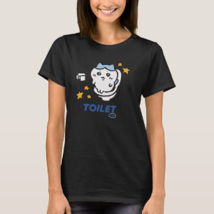 T-shirt Toilet Time Chikawa Meme, toilettes temps