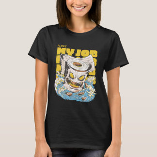 T-shirt Toilette Papier Loisir Travail Tâche Toilette Papi