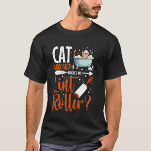 T-shirt Toiletteur pour animaux Toiletteur pour chats prof