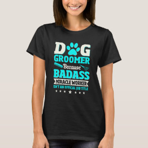 T-shirt Toiletteur pour chiens Toilettage de compagnie Fu