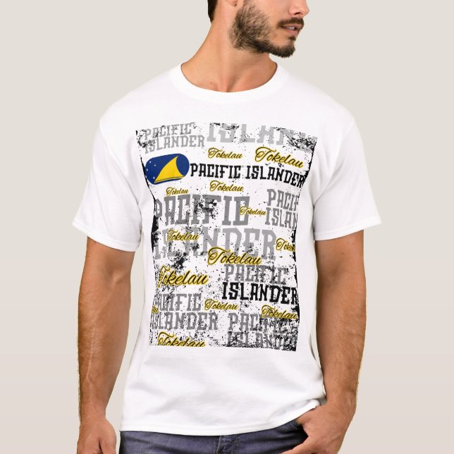 T-shirt Tokelau Tokelauan Pacific Islander (Devant)