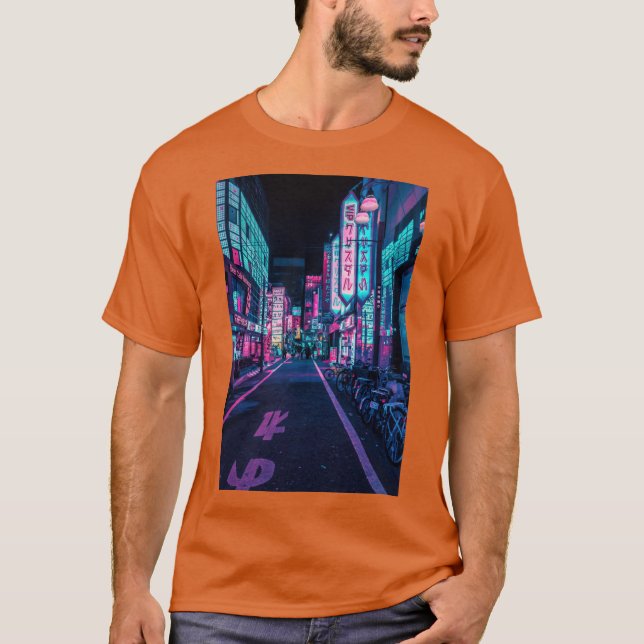 T-shirt Tokyo A Neon Wonderland Active (Devant)