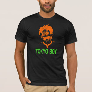 T - Shirt Tokyo Boy (Orange&Green Line)