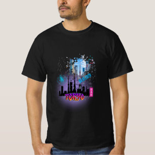T-shirt Tokyo City Travel Postcard