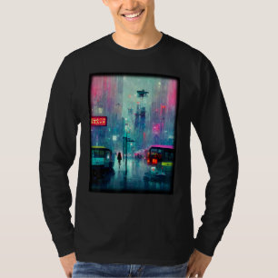 T-shirt Tokyo Cyberpunks Retro lo-fi indie Japon vibe est