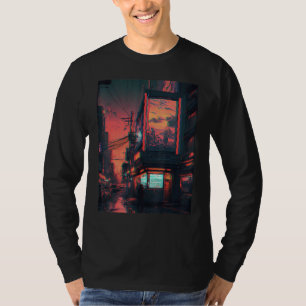 T-shirt Tokyo Cyberpunks Retro lo-fi indie Japon vibe est