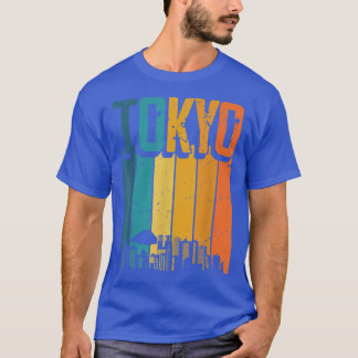 T-shirt Tokyo Japan Retro Vintage Sunset Skyline Tokyo1284