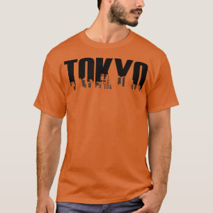 T-shirt Tokyo Japon Asie Skyline Visite1278