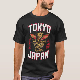 T-shirt Tokyo Japon Dragon - Urban Street Style Tee