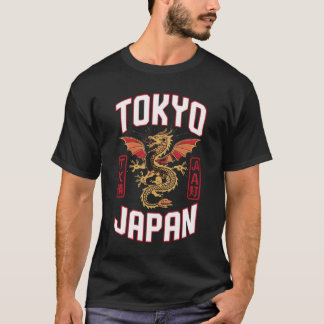 T-shirt Tokyo Japon Dragon - Urban Street Style Tee