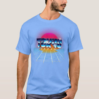 T-shirt Tokyo Japon Rétrowave Outrun
