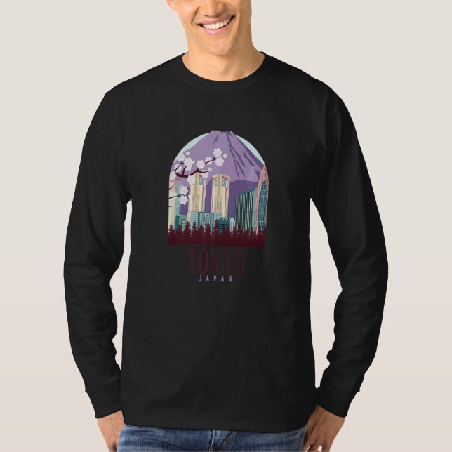 T-shirt Tokyo Nice Capitale Ville Du Japon Pour Souvenir (Devant)