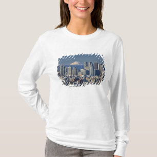 T-shirt Tokyo, Skyline du quartier de Shinjuku, mont Fuji,