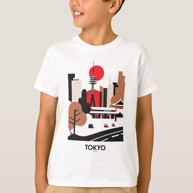 T-shirt Tokyo Travel Tee (Devant)