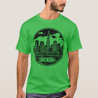 T-shirt Tokyo Ville Japon vintage