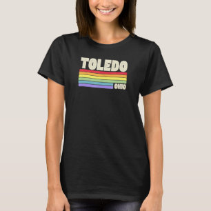 T-shirt Toledo Ohio Pride drapeau arc-en-ciel Gay pride Me