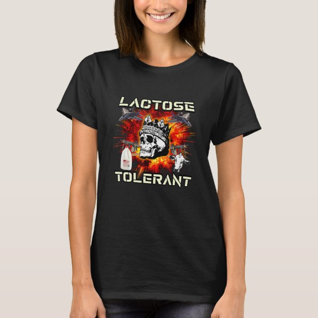 T-shirt Tolérant au lactose (Devant)