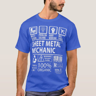 T-shirt Tôlerie mécanique multitâche certifié Gi