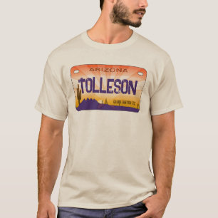 T-shirt Tolleson Arizona plaque d'immatriculation drapeau